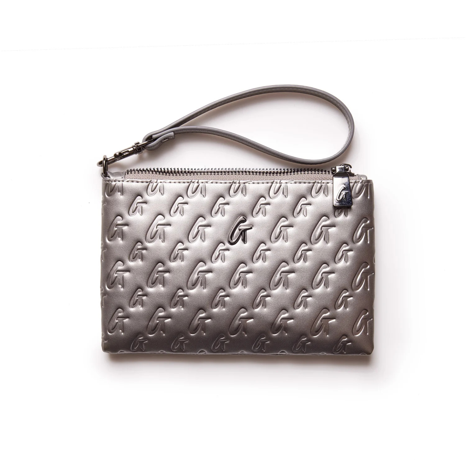 MINI MONOGRAM GUNMETAL WRISTLET - PLATINUM | Glam-Aholic Lifestyle