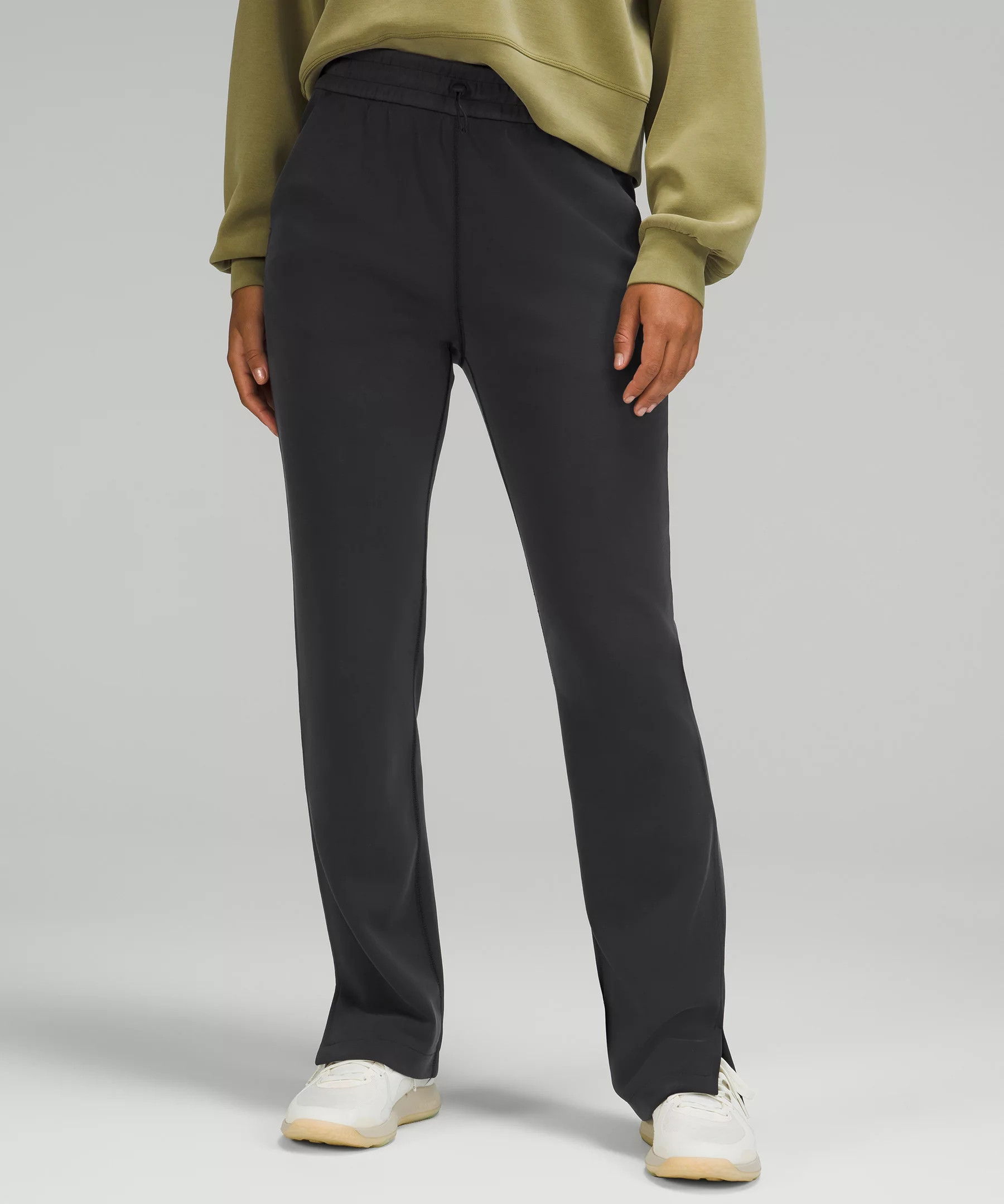 Brushed Softstreme Split-Hem High-Rise Pant | Lululemon (US)