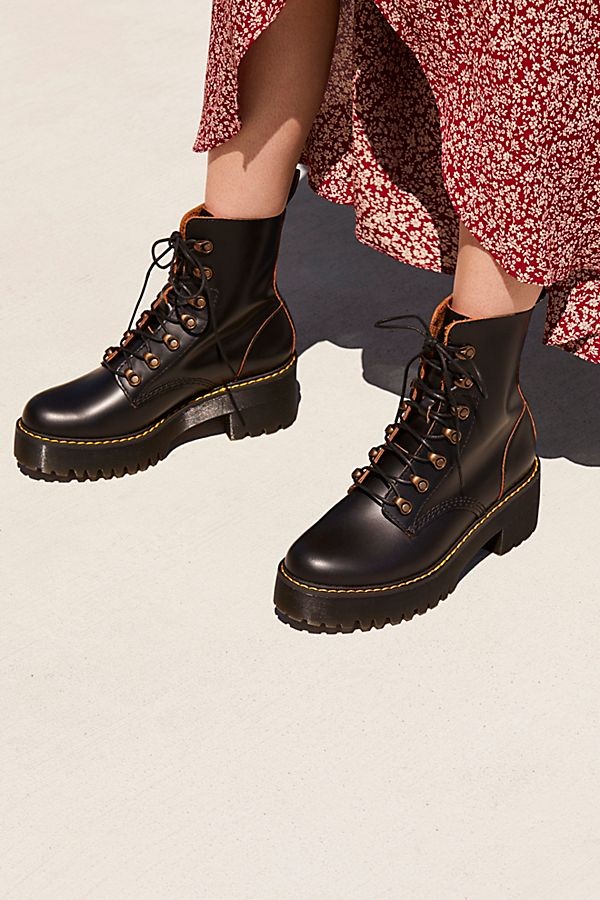 Dr. Martens Leona Platform Ankle Boot | Free People (Global - UK&FR Excluded)