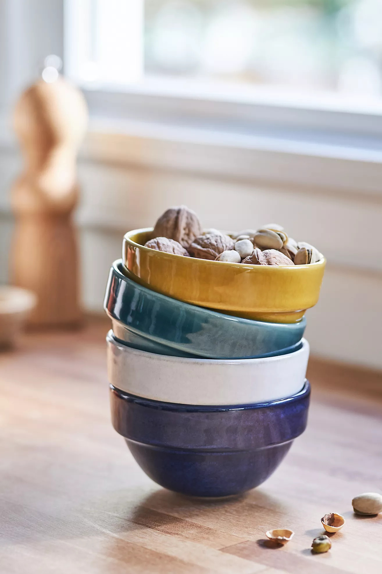 The Rowen Portuguese Stoneware Nut Bowls, Set of 4 | Anthropologie (US)