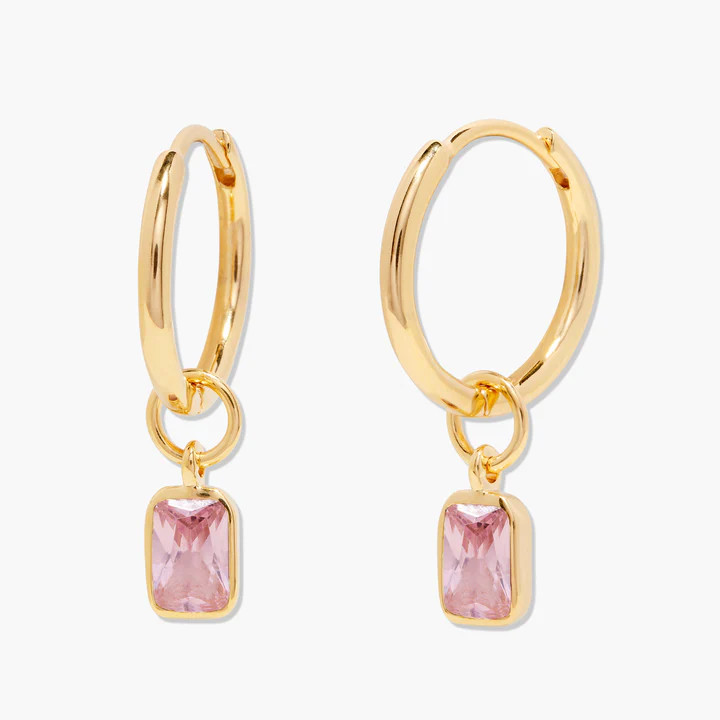 Mackenzie Birthstone Hoops | Brook and York