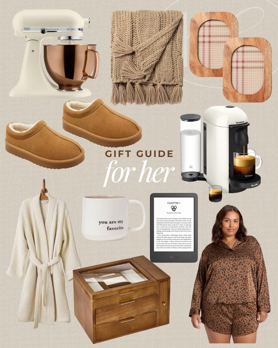 Christmas gift guide for her from Target. From cozy finds to kitchen essentials this gift guide has something for every woman in your life  

#LTKStyleTip #LTKHoliday #LTKGiftGuide