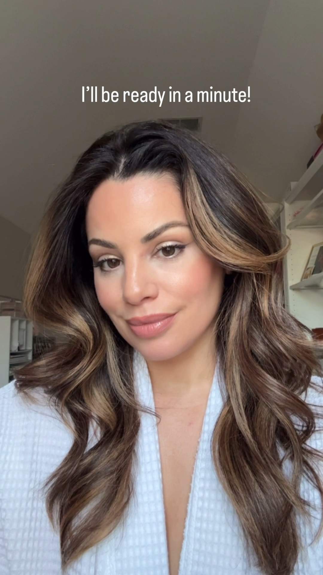 More like an hour and a half later! 🥹 Lately I’ve really enjoyed using the under eye patches while doing my hair. 🥰 

#LTKgrwm #LTKselfcare