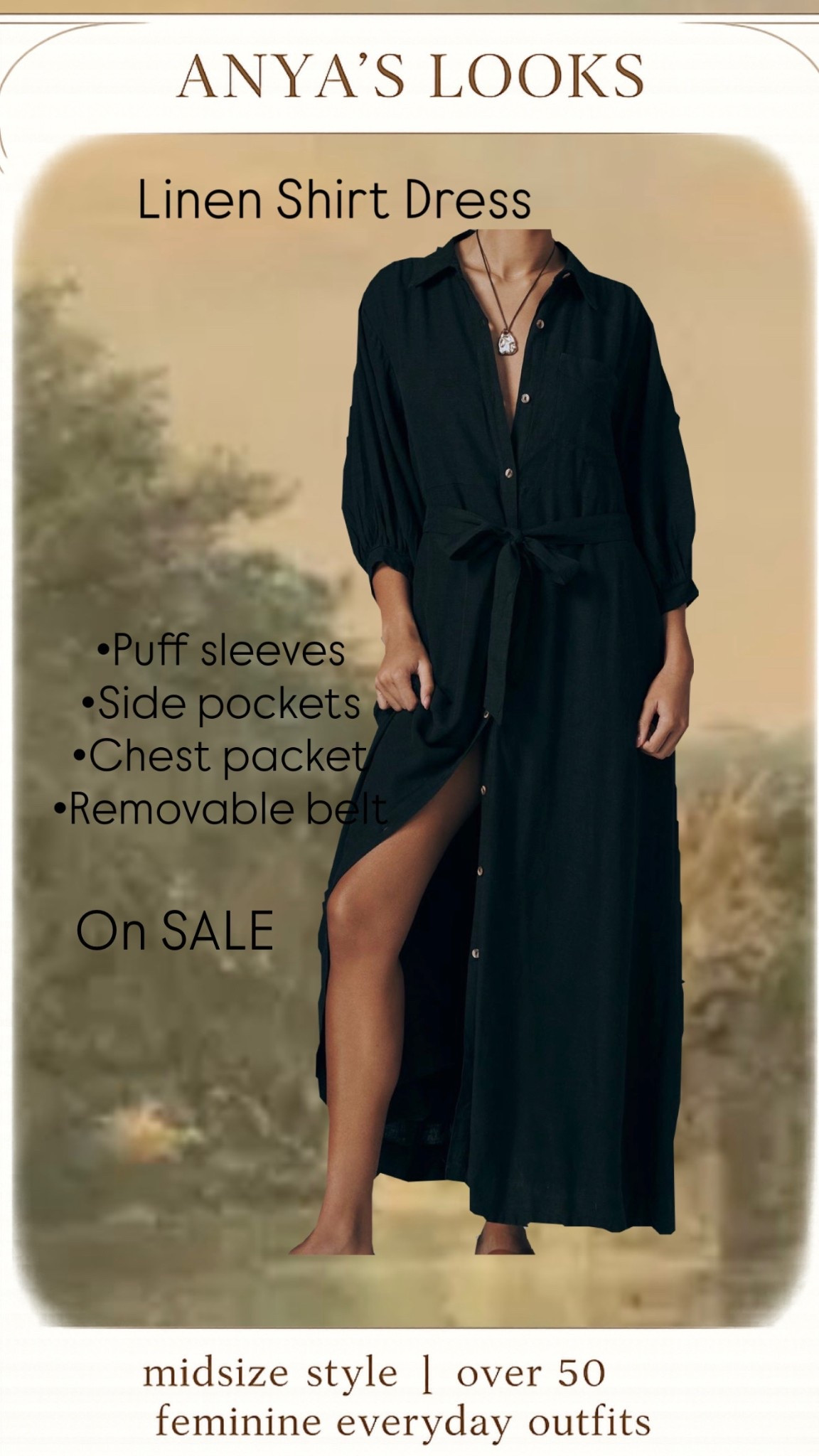 Linen Shirt Dress of your dream 🫶🏻
your new dress for main character moments – featuring a chic collar, puff sleeves, and belted button-front styling.
Midsize over50 styling over 50 fashion anthropology finds 


#LTKOver40 #LTKMidsize #LTKSaleAlert