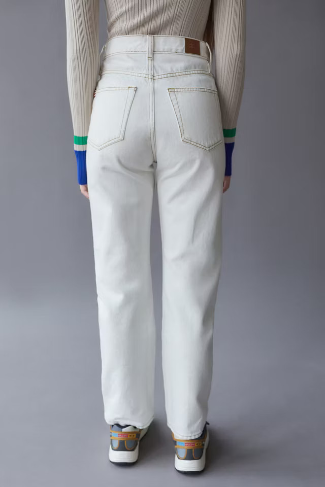 BDG High-Waisted Cowboy Jean - Ivory | Urban Outfitters (US and RoW)