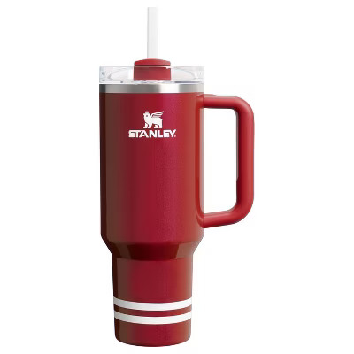 Stanley 40 oz Stainless Steel H2.0 Flowstate Quencher Tumbler Heritage Red Shimmer | Target