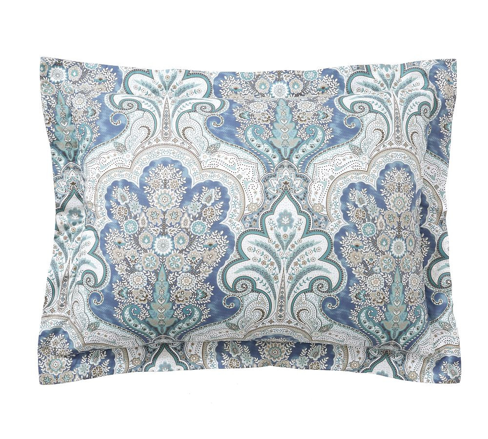 Jordana Paisley Percale Sham | Pottery Barn (US)