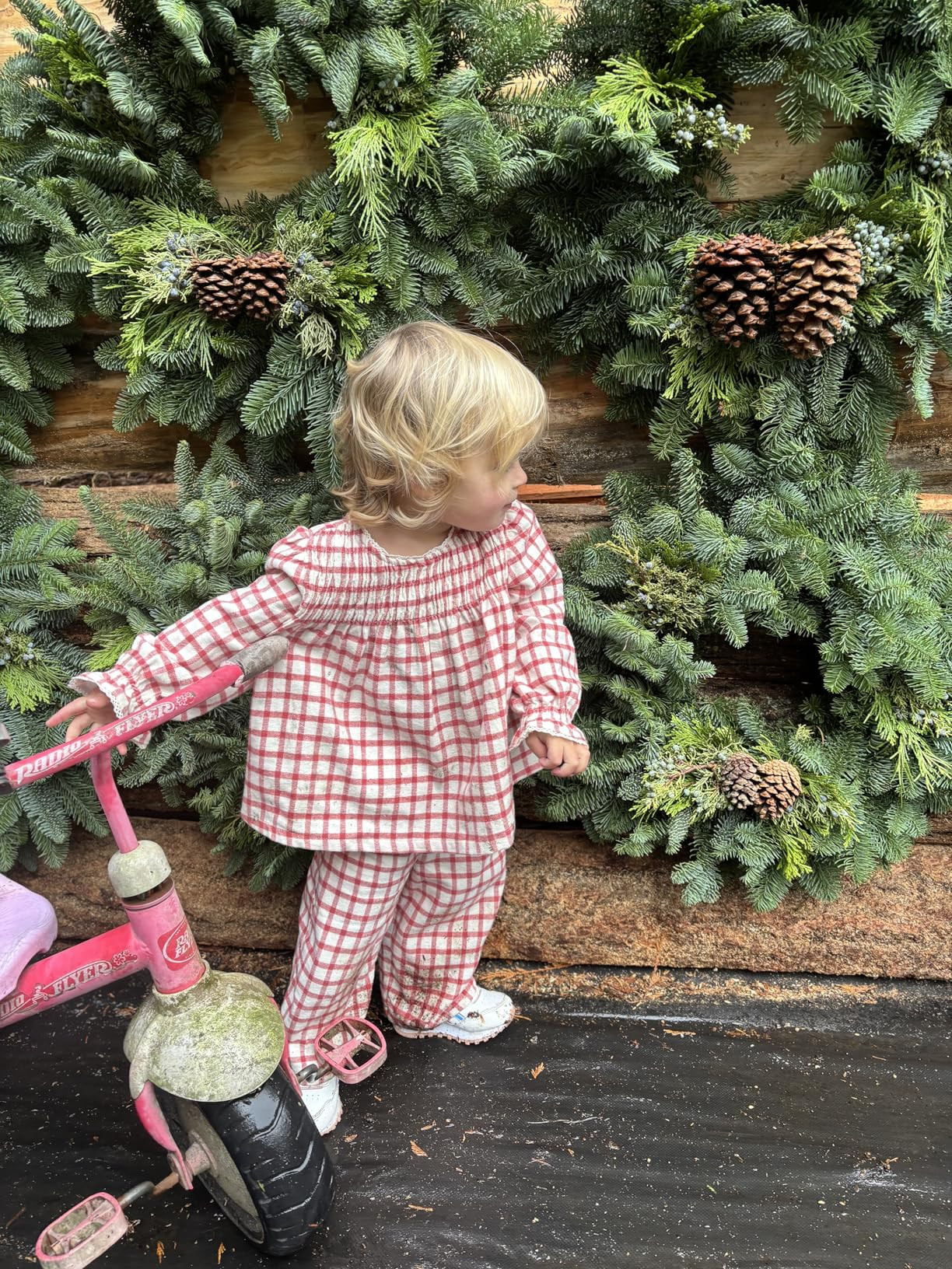 Amazon Essentials x Sofia Grainge Toddlers and Baby Girls' Long Sleeve Flannel Set | Amazon (US)