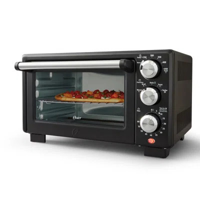 Oster 5-in-1, 4 Slice Countertop Convection Oven in Matte Black | Wayfair North America