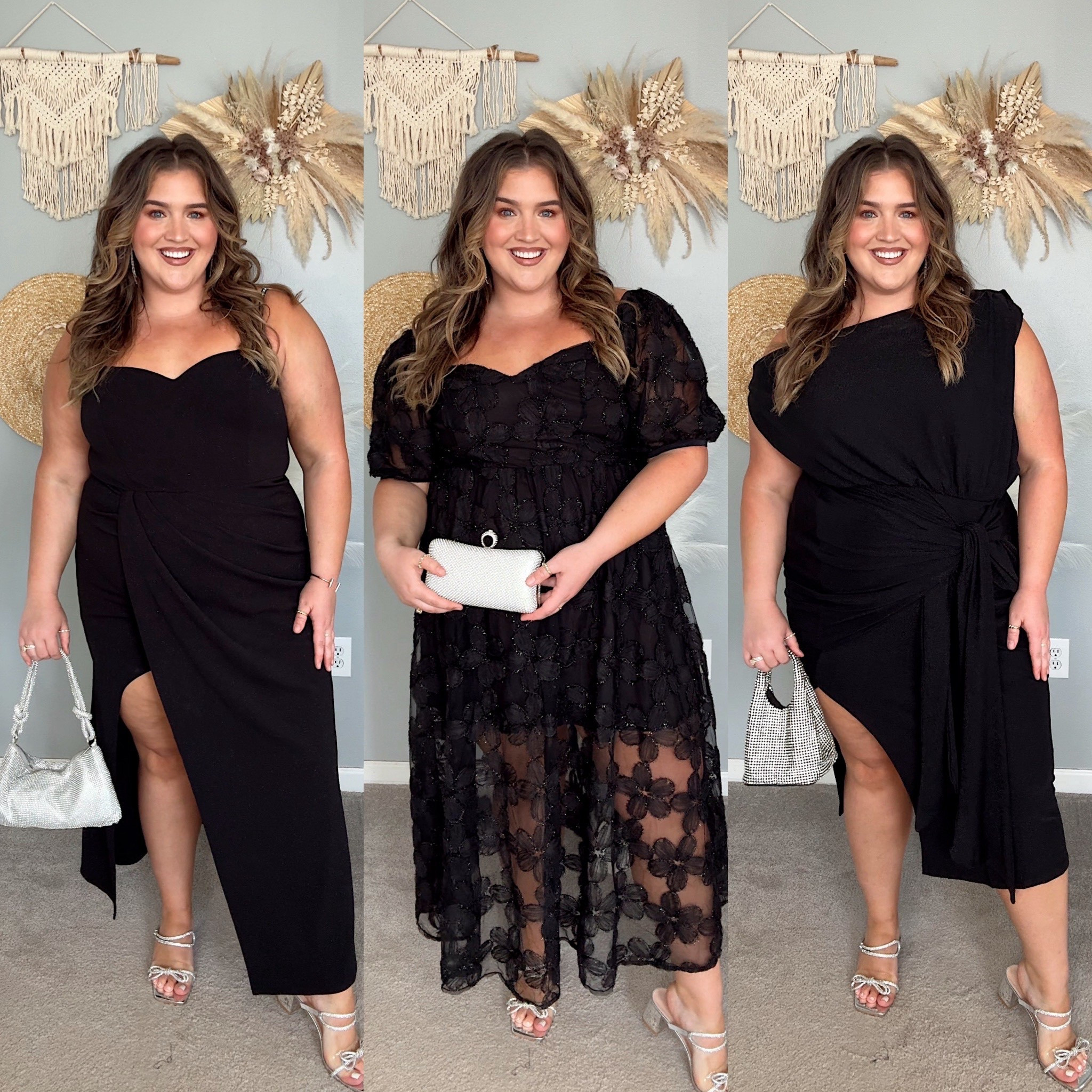 Amazon black event dresses 🖤✨ These were styles I picked up for the Hollywood Glam themed event. Plus size approved styles great for Gala or wedding guest too. Size XXL/20

#LTKStyleTip #LTKPlusSize #LTKWedding
