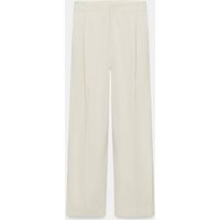 Zara - Pleated Flowy Trousers - Mid-Ecru - Xs - Woman | Zara Canada