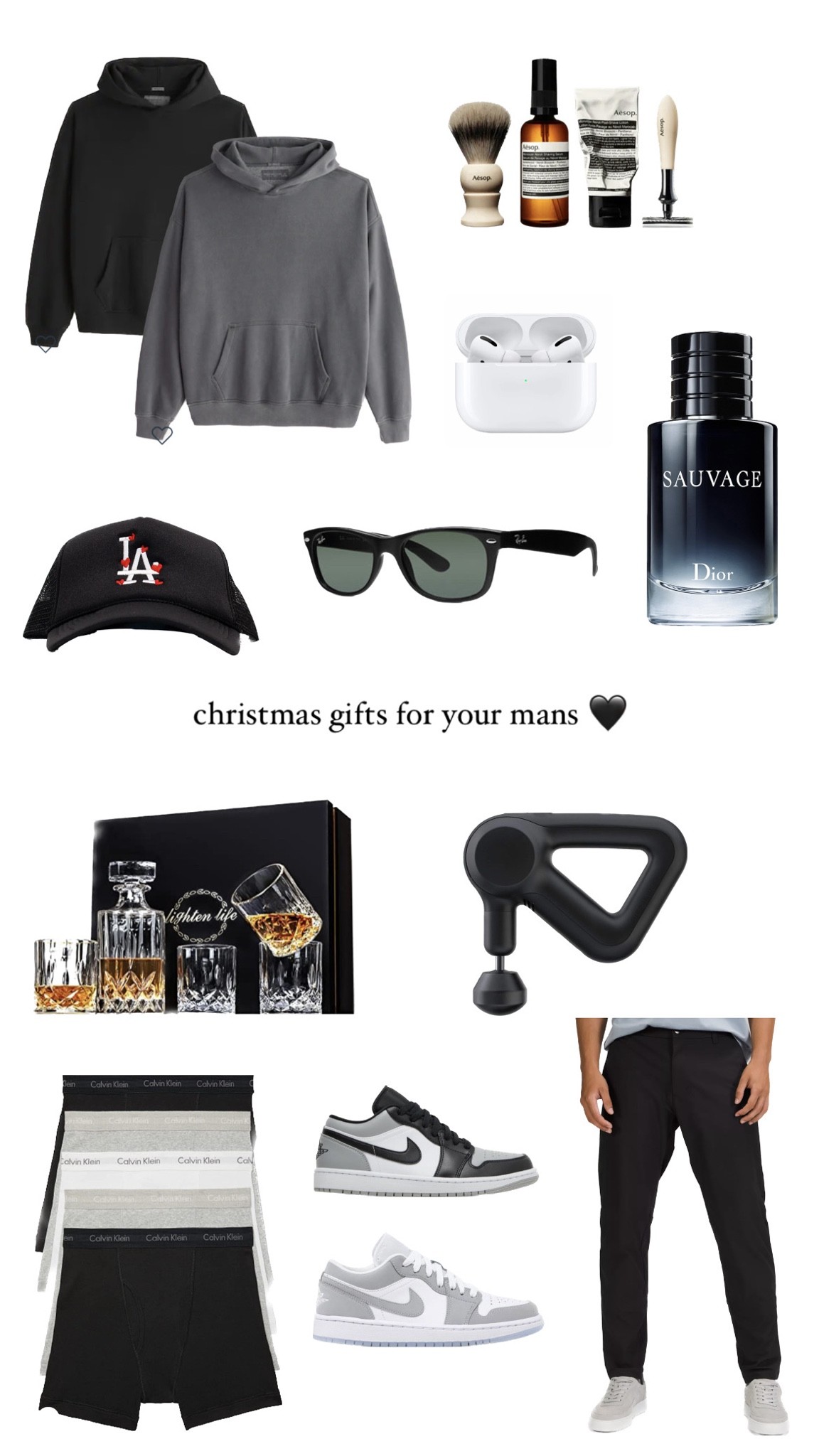 Gift inspo for your mans 🖤