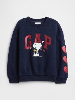 babyGap | Peanuts Relaxed Logo Sweatshirt | Gap Factory