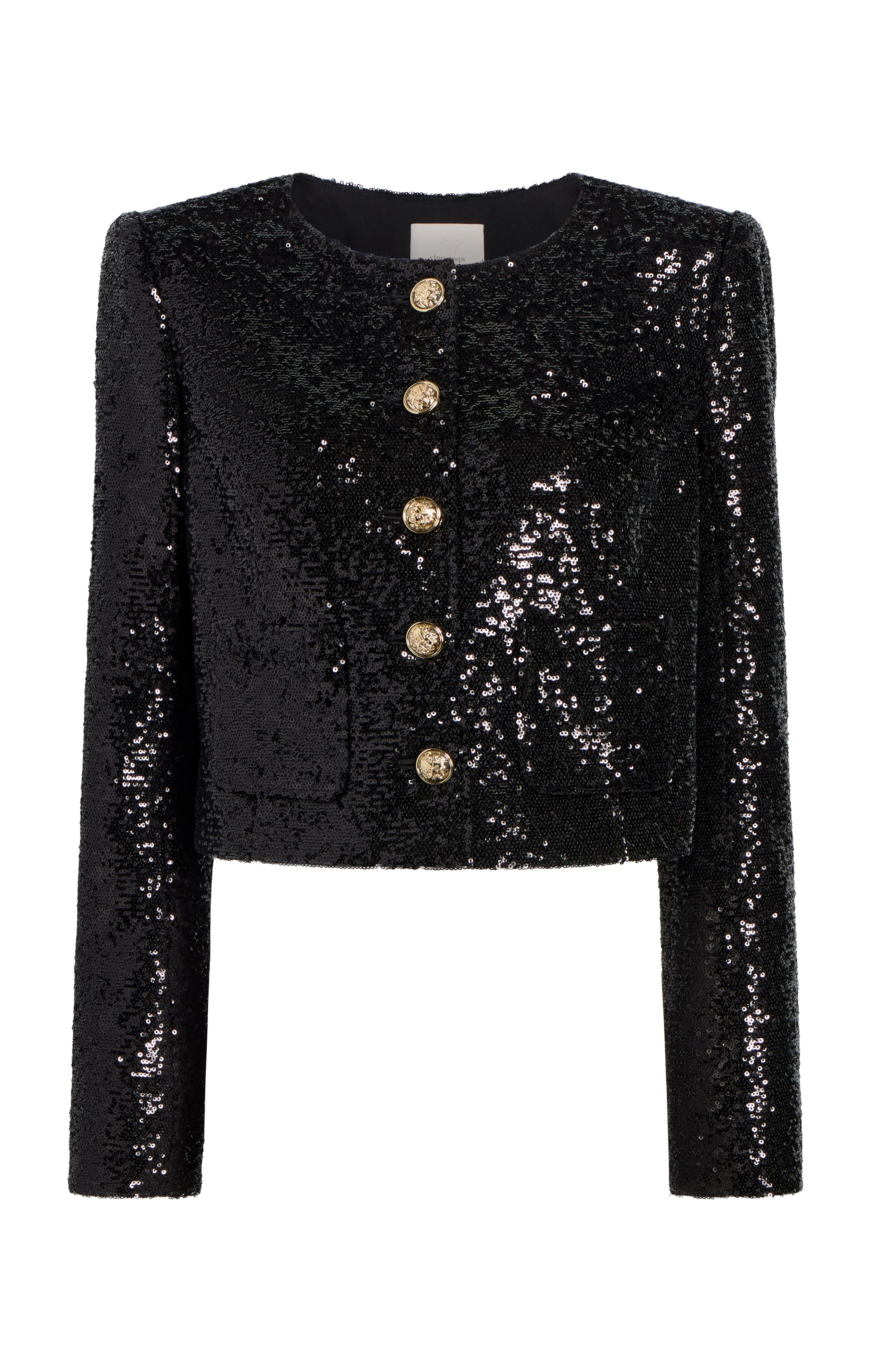Sequin Randi Jacket 8 / Black | Cinq à Sept