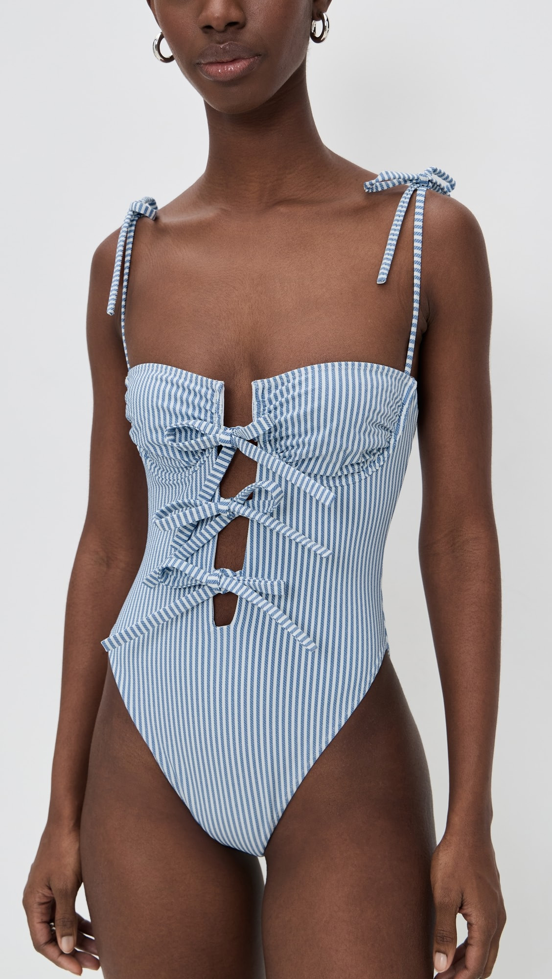 Classic Blue Stripe Trois One Piece | Shopbop