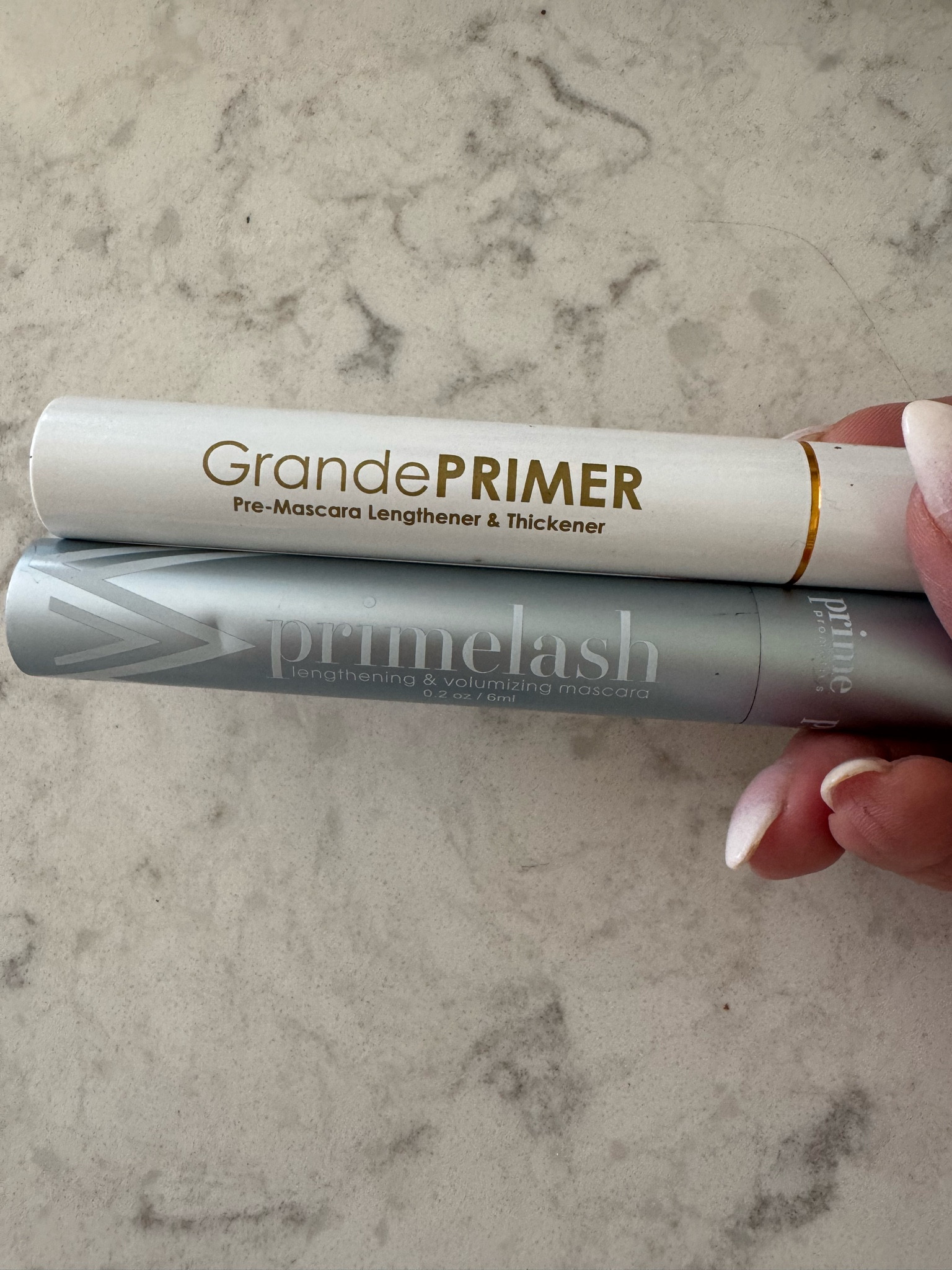 My favorite lash duo! This combo has given me the best lashes of my life! (The Prime Lash mascara is “old lady” mascara lol but it’s one of the best I’ve ever used  
