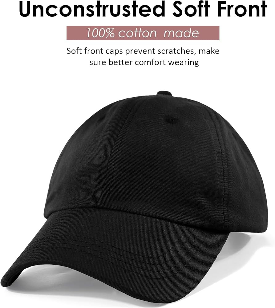 Womens Satin Lined Unstructured Baseball Cap Unisex Silk Lining Washed Cotton Adjustable Vintage ... | Amazon (US)
