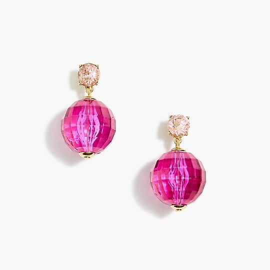 Crystal bauble statement earrings | J.Crew Factory