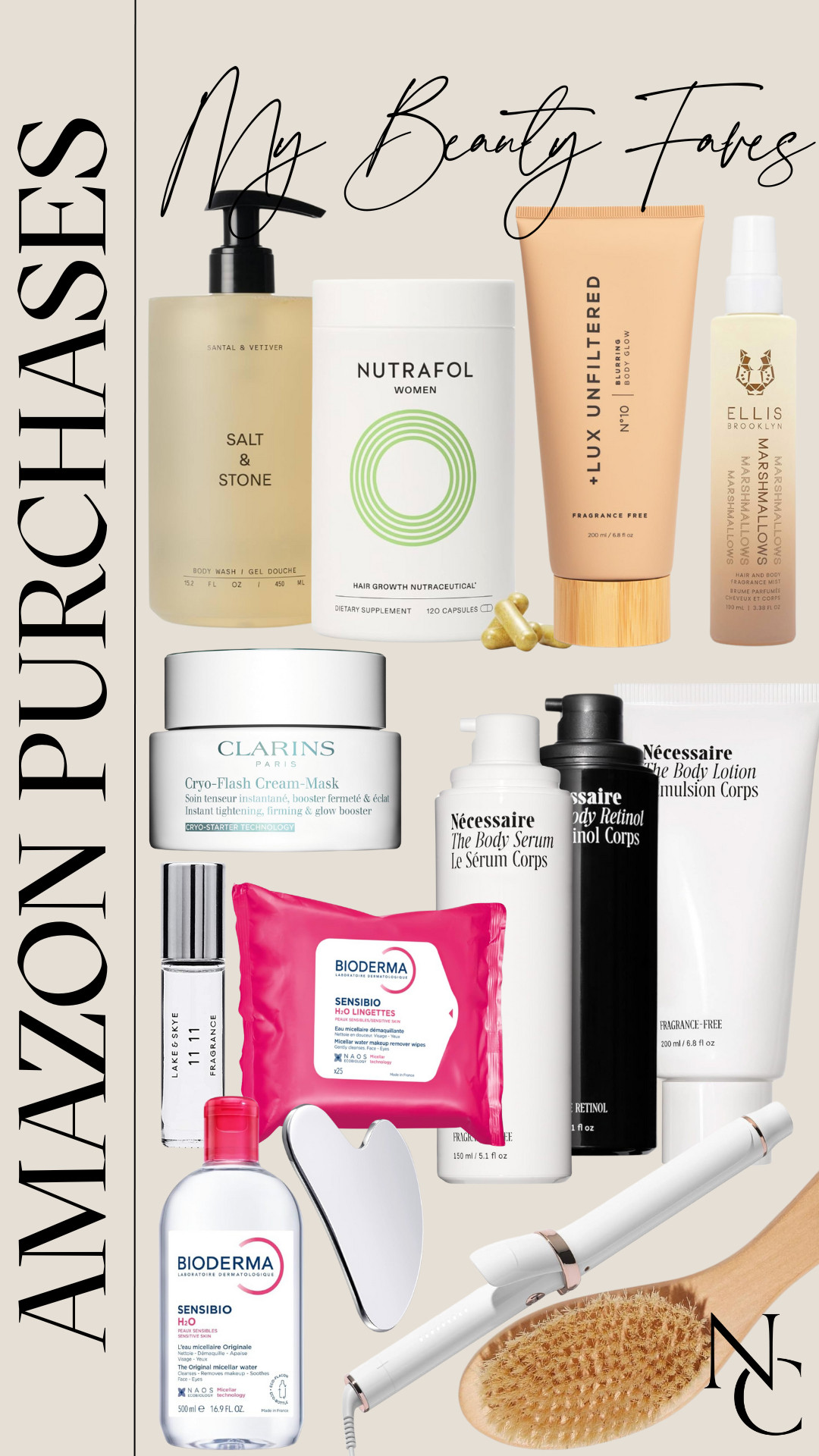 This week I rounded up some of my most reordered beauty products from Amazon — tried-and-true staples that never leave my routine. From the moisturizer that keeps my skin glowing to the dry shampoo that saves me on day four hair (we’ve all been there), these are the beauty heroes I can’t live without.

Nicole Colee, Beauty, amazon, must haves, t3, clarins, oribe, lux unfiltered 

 #LTKSaleAlert #LTKStyleTip #LTKBeauty