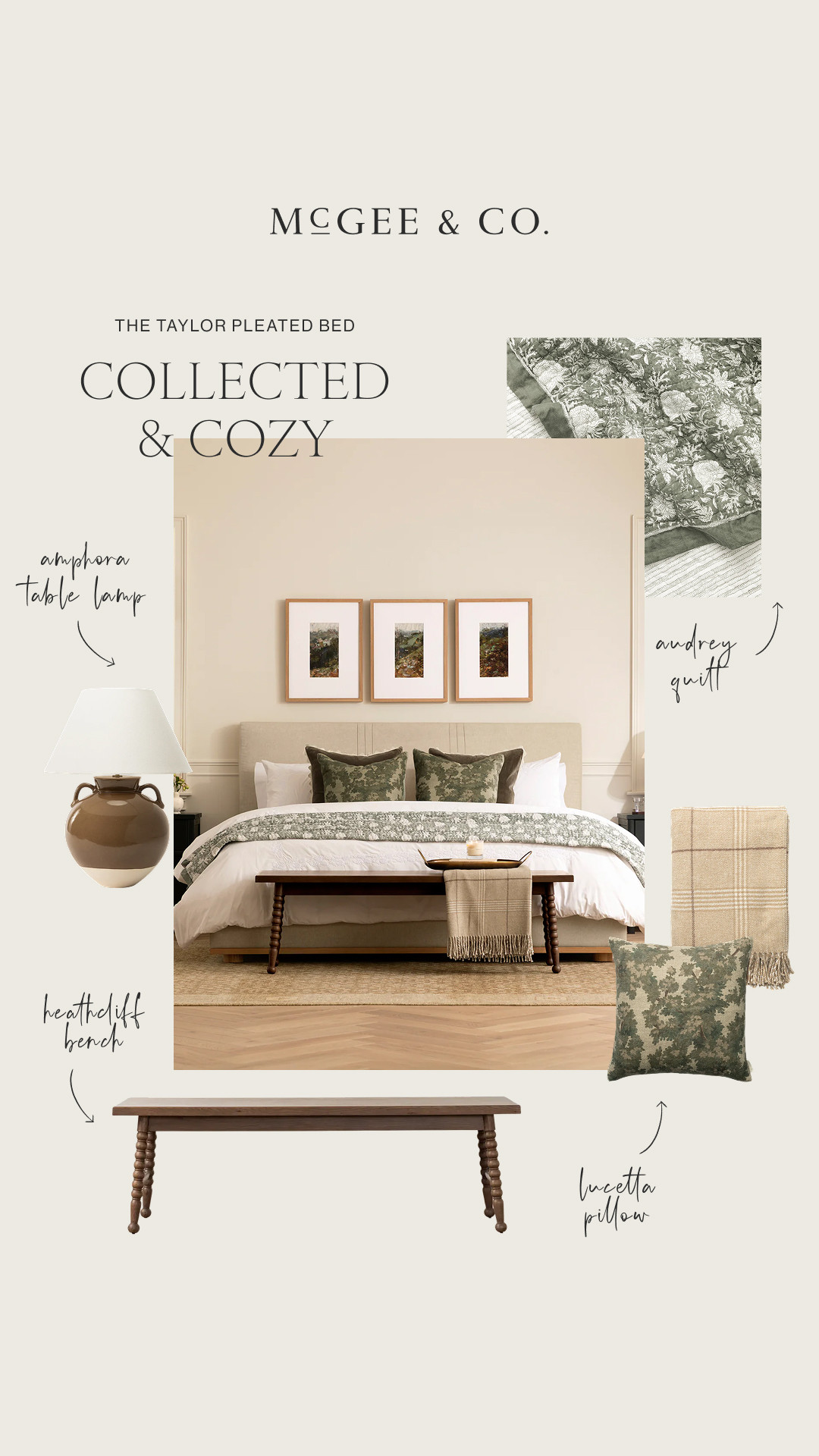 Nothing like a fresh start for your home 🤍
McGee & Co. bedroom + bath essentials are 25% off — perfect for swapping in a few beautiful, everyday staples. ✨

Bedroom inspo // bedding // McGee & Co // Amphora Table Lamp // Heathcliff Bench // pillow cover // Audrey Sage Block Print Quilt

#LTKSaleAlert #LTKHome #LTKFindsUnder100