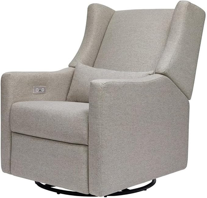 Babyletto Kiwi Glider Recliner Nursery Chair in Performance Grey Eco-Weave | Amazon (US)