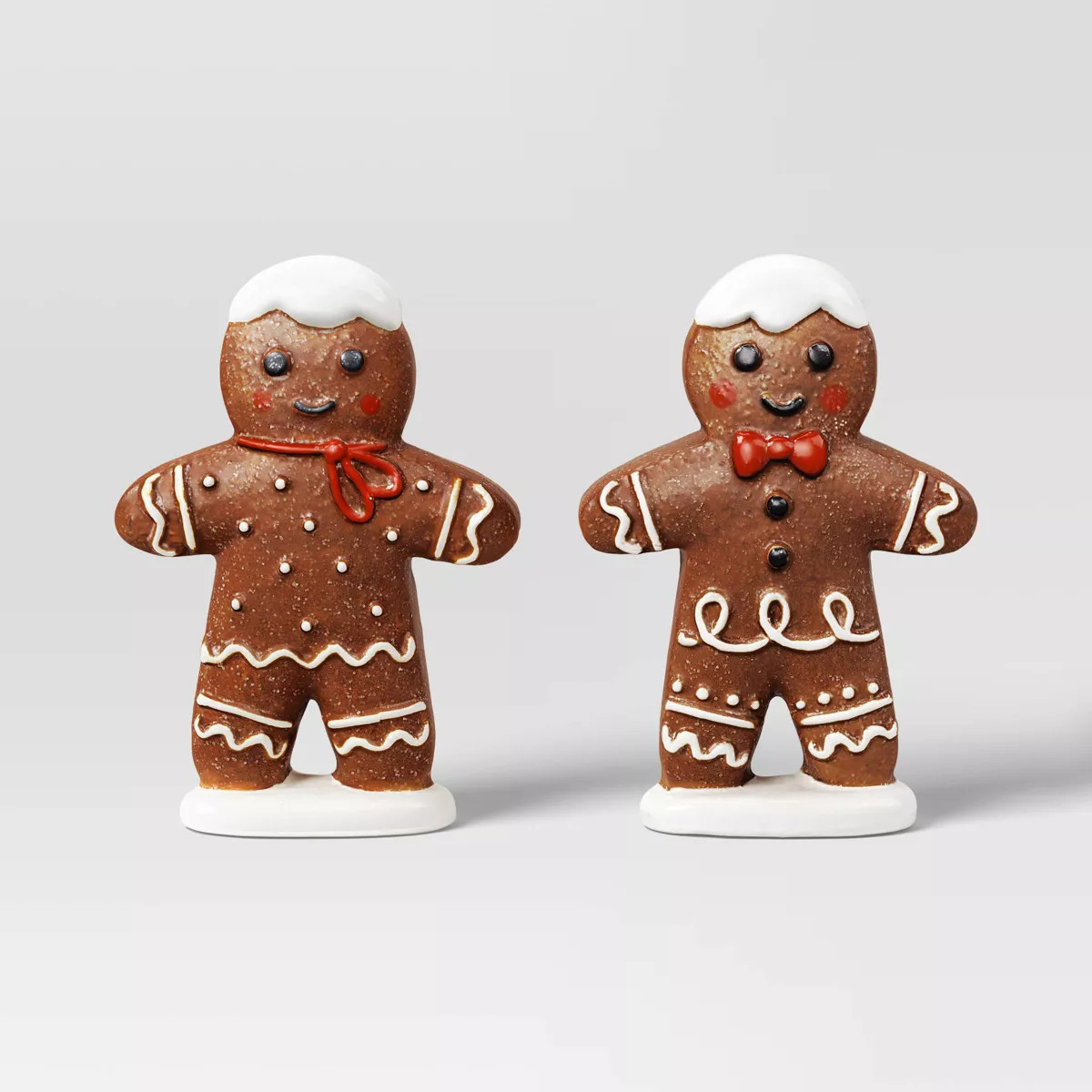 2pk Christmas Ceramic Gingerbread Tree Decor - Wondershop™ | Target