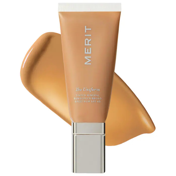 MERIT The Uniform™ Tinted Mineral Sunscreen Broad Spectrum SPF 45 | Sephora (US)