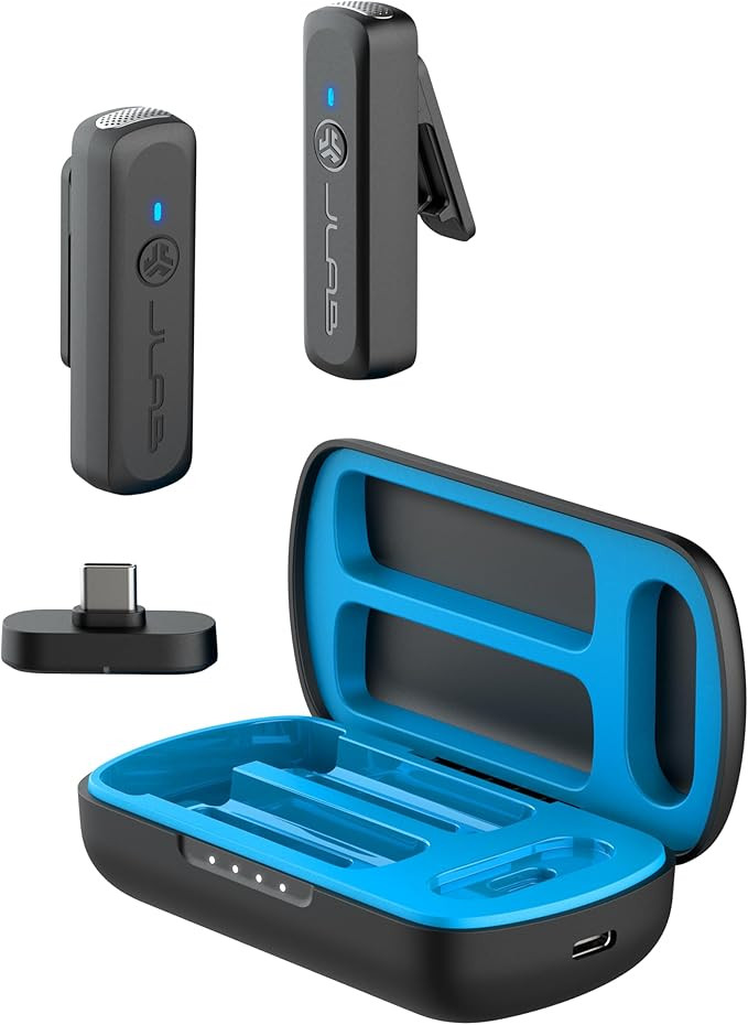 JLab Create Wireless Lavalier Mic System, Plug and Play with Most USB-C Devices, Omnidirectional ... | Amazon (US)