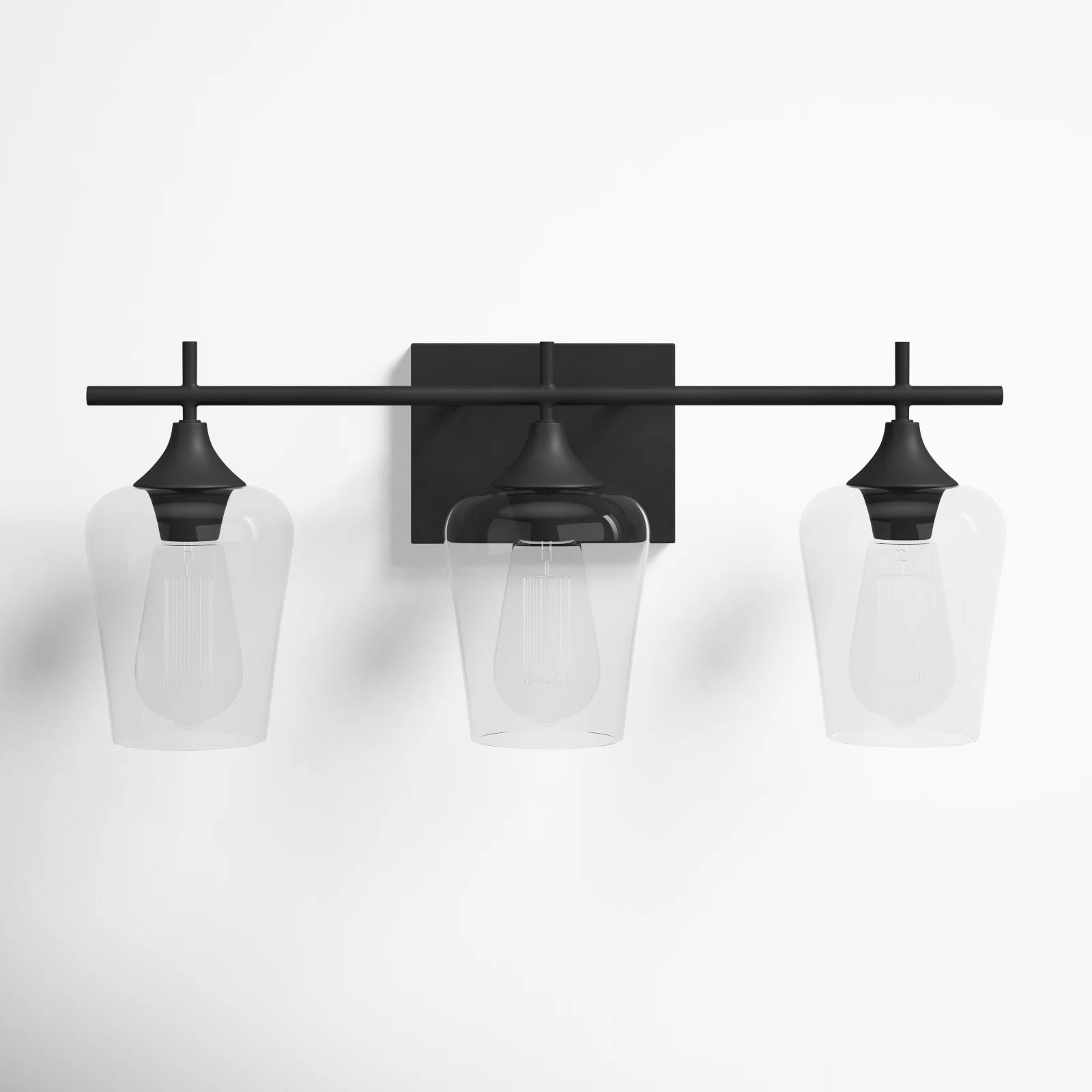 Breena Dimmable Vanity Light in Black | Wayfair North America