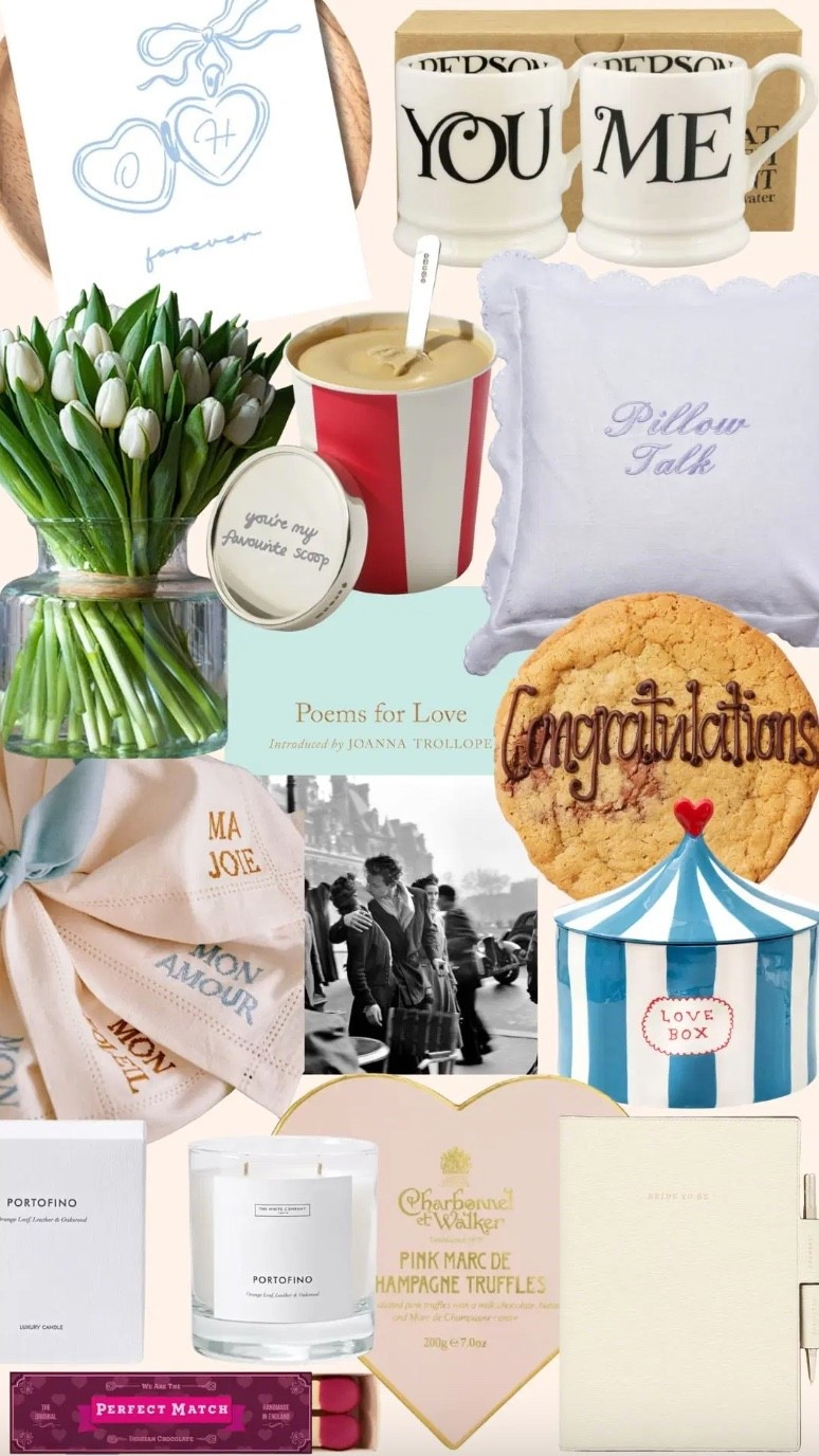 Our Engagement Gift Guide 💍 Find the full edit on douceur.uk ✨

Gift Guide,
New Couple Gift Guide,
Gifts For Her,
Gifts For Him, 
Gifts For Women,
Gifts For Men,
Engagement Gift Ideas,
Gift Ideas For Couples 

#LTKuk #LTKgiftguide #LTKeurope