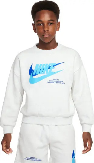 Kids' Sportswear Fleece Graphic Sweatshirt | Nordstrom