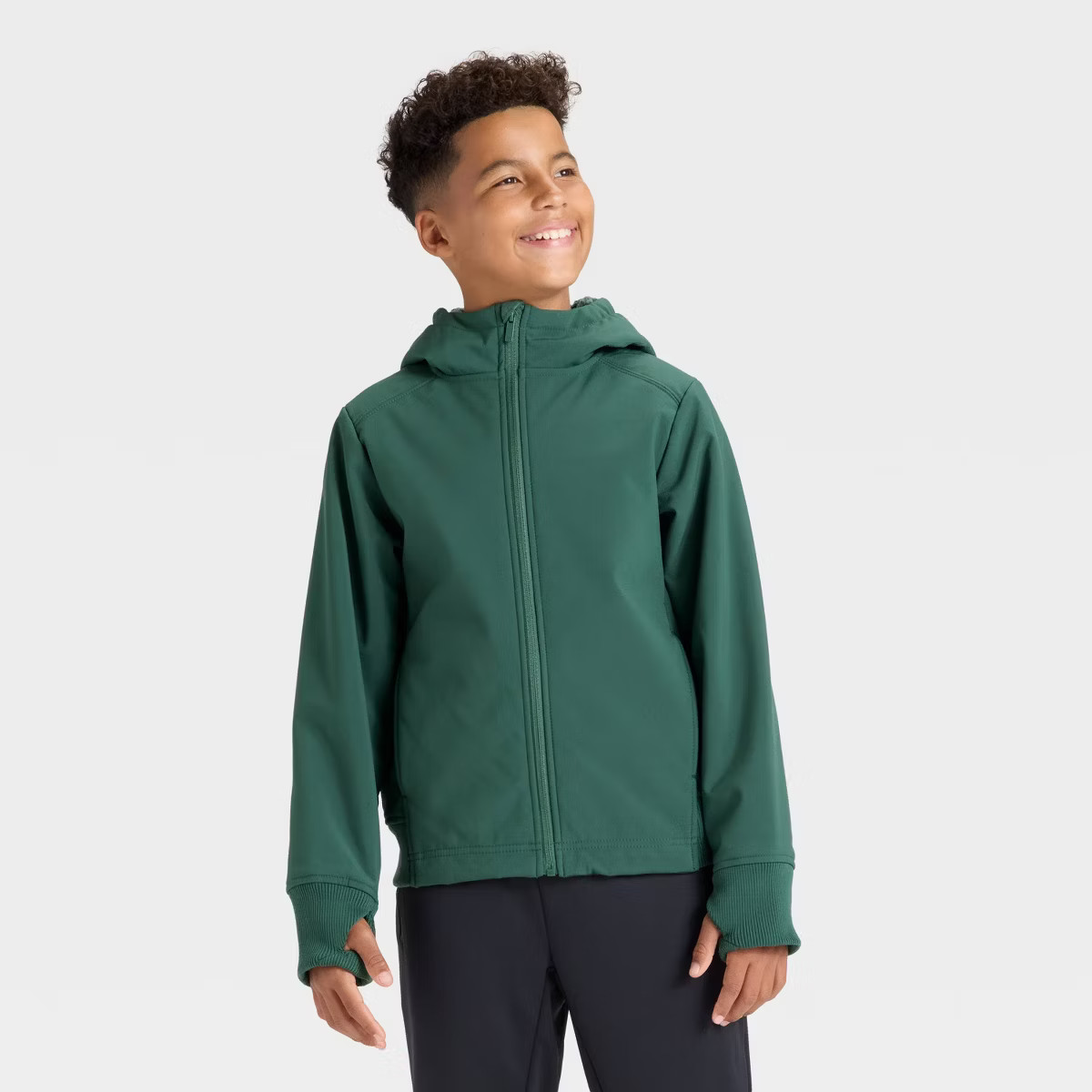 Boys' Softshell Jacket - All In Motion™ Black M | Target