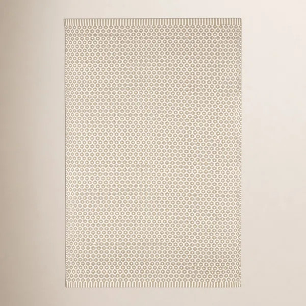 Finn Khaki Handwoven Indoor/Outdoor Rug | Wayfair North America