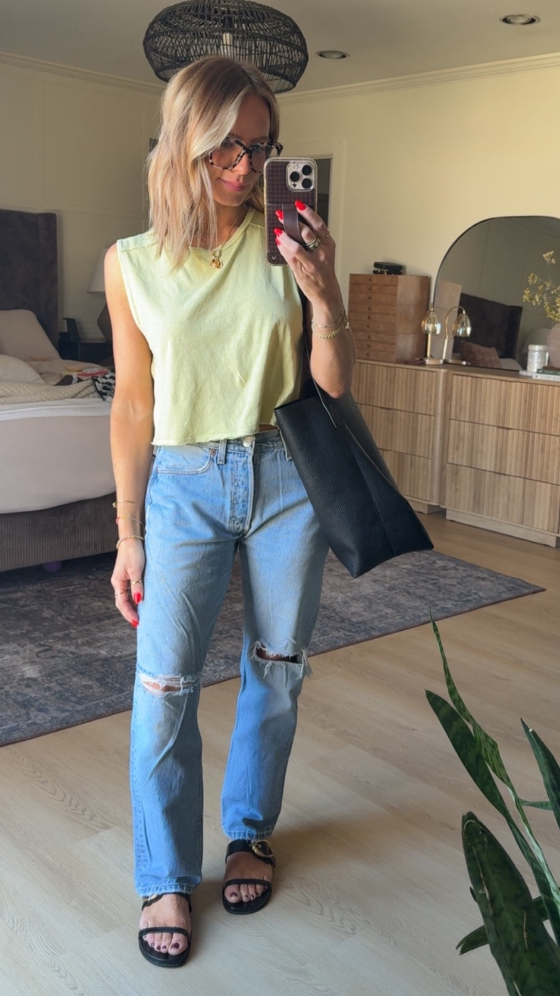 It is 70 degrees in Illinois today! 

Top: small 
Jeans: are vintage Levi’s from a site called Grey Moon Style on Instagram. 

Use code LOLAMARIE to save on my Miranda frye jewels! 

#LTKOver40 #LTKootd