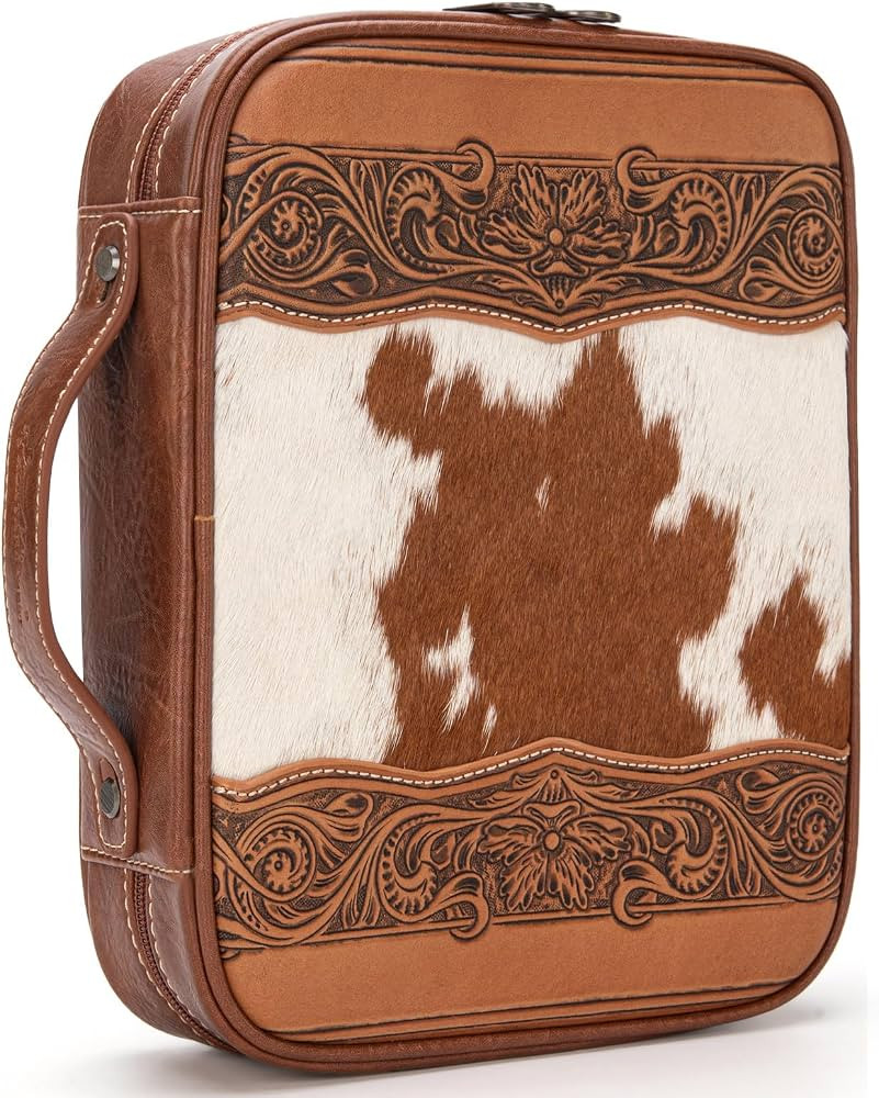 Montana West Western Style Embroidered Bible Covers for Women Men Book Carrying Case Church Bag O... | Amazon (US)