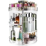 YITAHOME 2x Extra Large 360 Rotating Makeup Organizer, Adjustable Acrylic Makeup Drawer Cosmetic Sto | Amazon (US)
