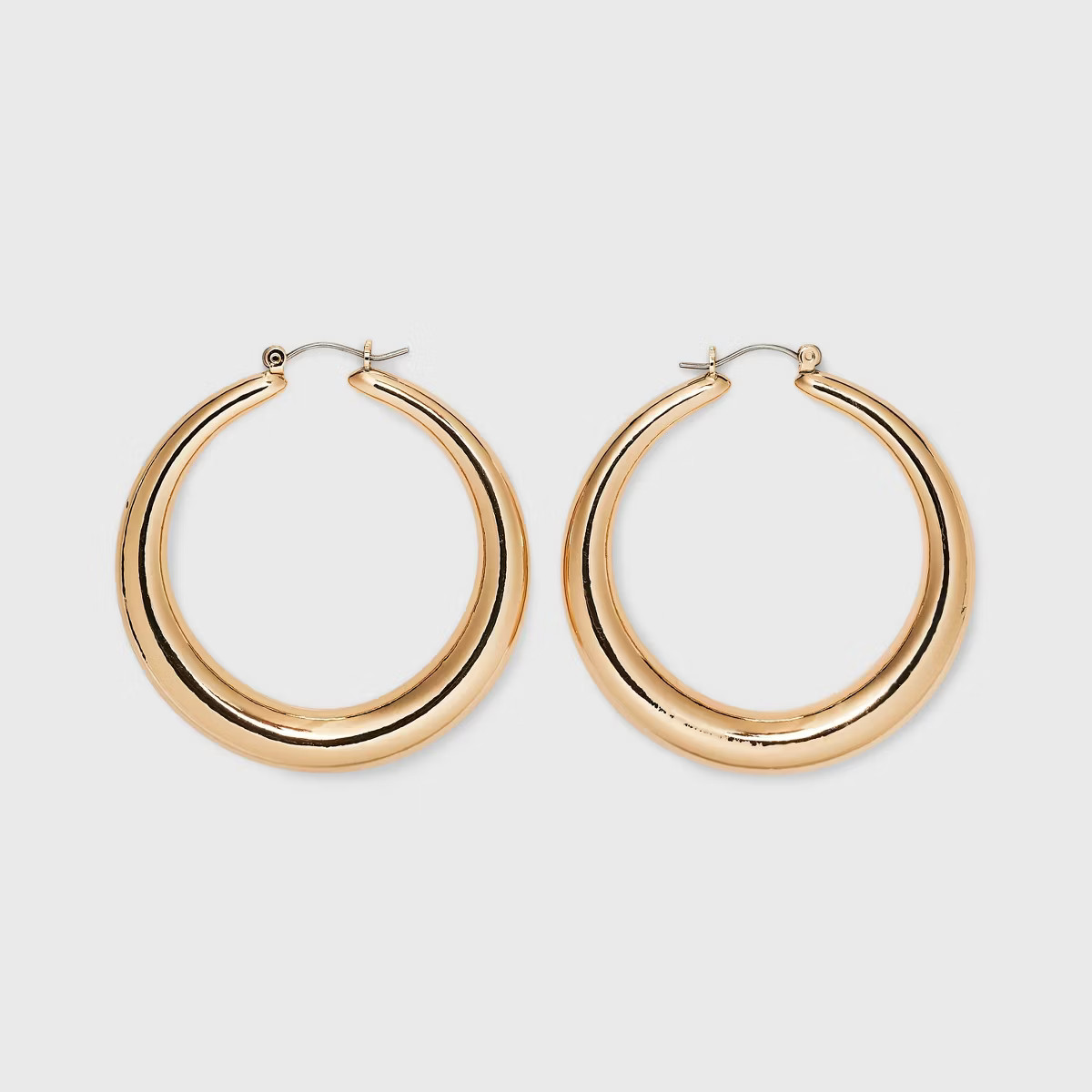 Thick Hoop Earrings - A New Day™ Gold | Target