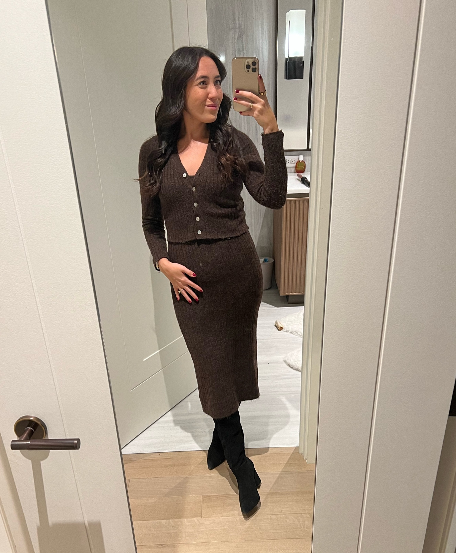 Sweater dress weather