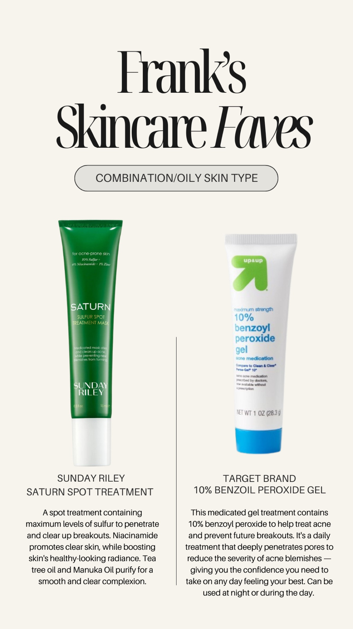 I call this combo the “bump buster” duo. Use the spot treatment as a mask and follow up with the Benzoyl Peroxide. Thank me later! ☺️

#LTKBeauty #LTKGiftGuide #LTKItBag