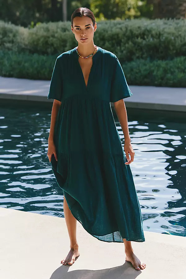 The Kallie Flowy Maxi Dress by Celandine | Anthropologie (US)