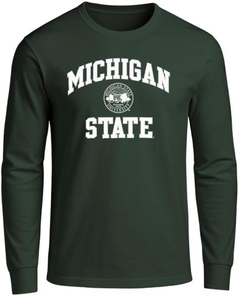 Barnesmith Long Sleeve Cotton Adult T-Shirt, Unisex, Heritage Logo, Color | Amazon (US)