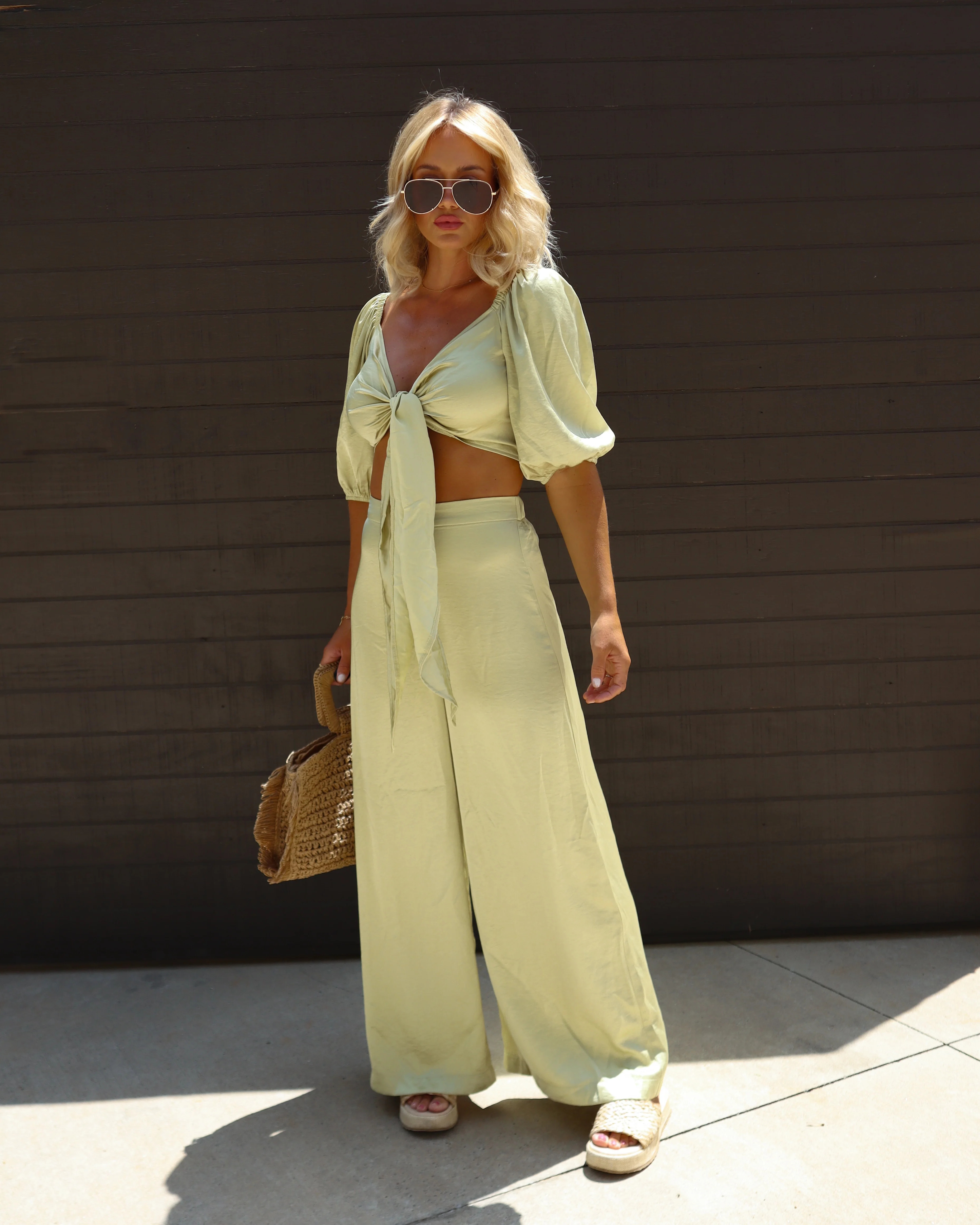 Erina High Rise Wide Leg Pants | VICI