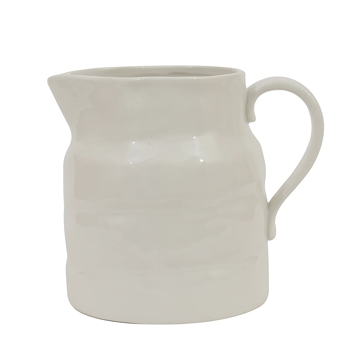 White Stoneware Pitcher | APIARY by The Busy Bee