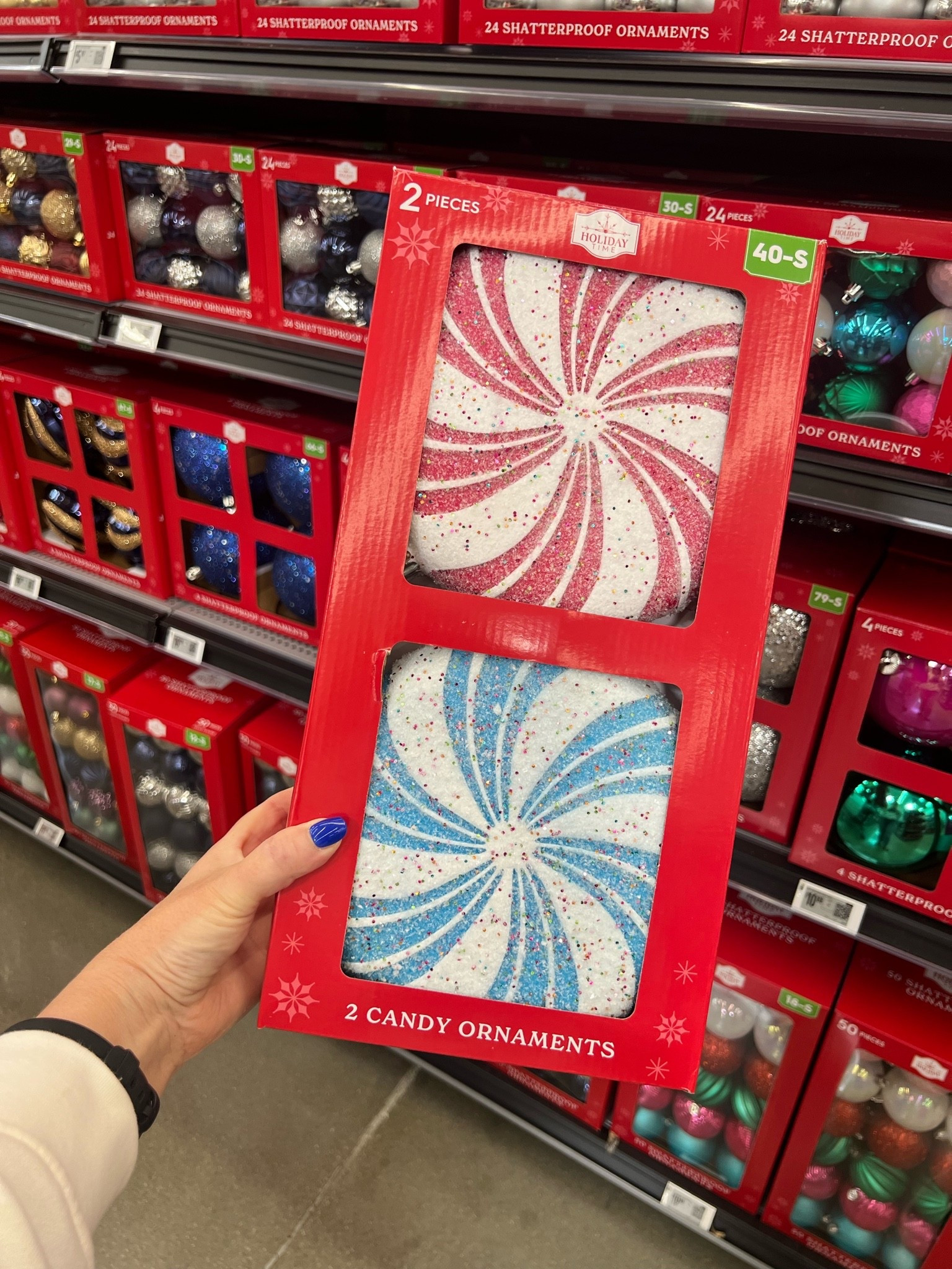 These candy ornaments are larger than my hand!

#LTKHome #LTKSeasonal #LTKstorytime