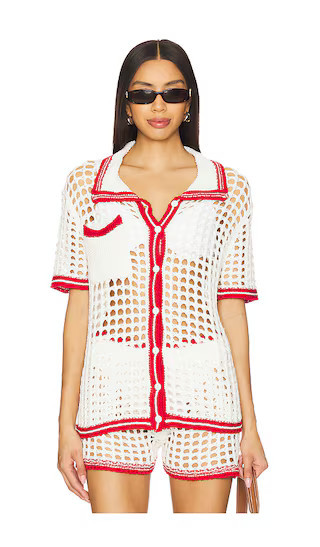 superdown Bronwin Top in White. - size M | Revolve Clothing (Global)