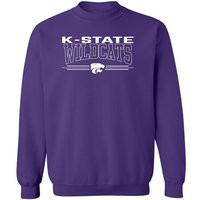 K-State Sweatshirt | Crewneck Ksu Sweatshirts Kansas State Fleece Wildcats Powercat Stripe | Etsy (US)