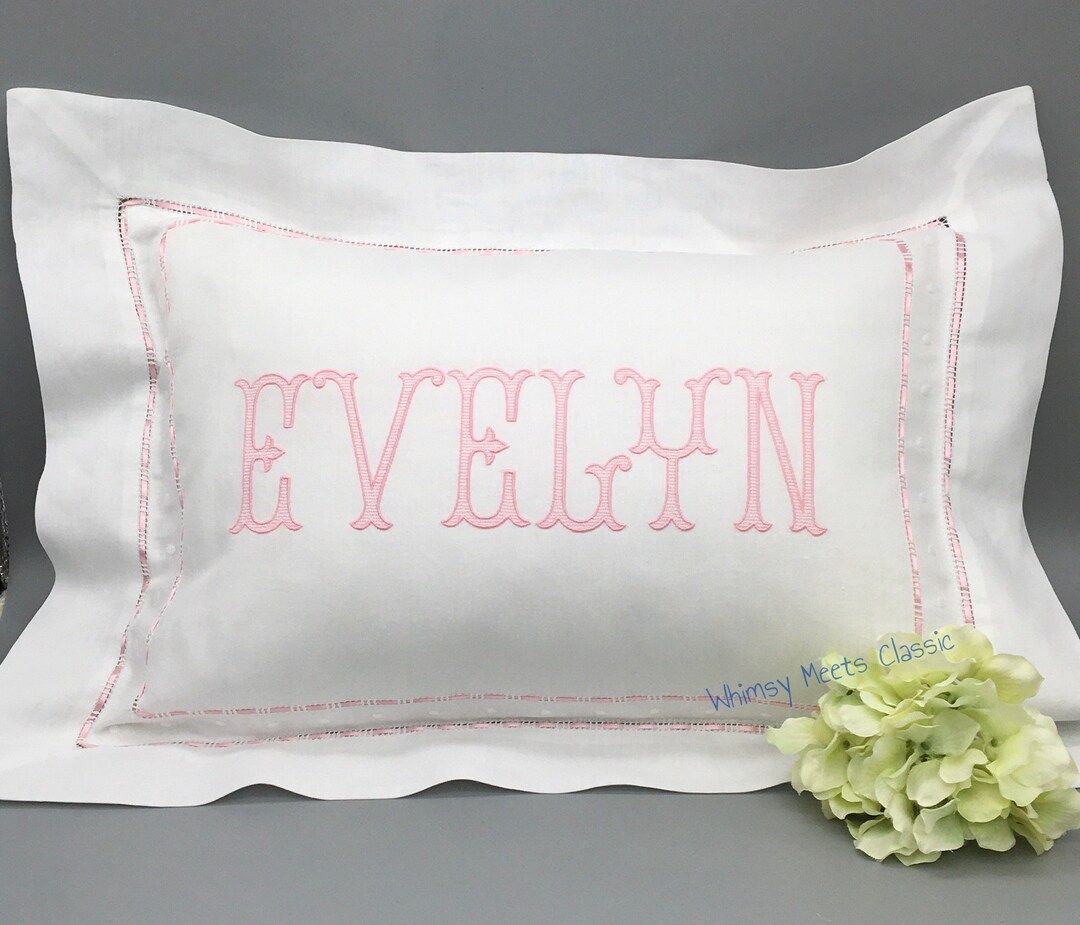 SAMPLE Personalized Baby Pillow Baby Pillow With Name SAMPLE - Etsy | Etsy (US)