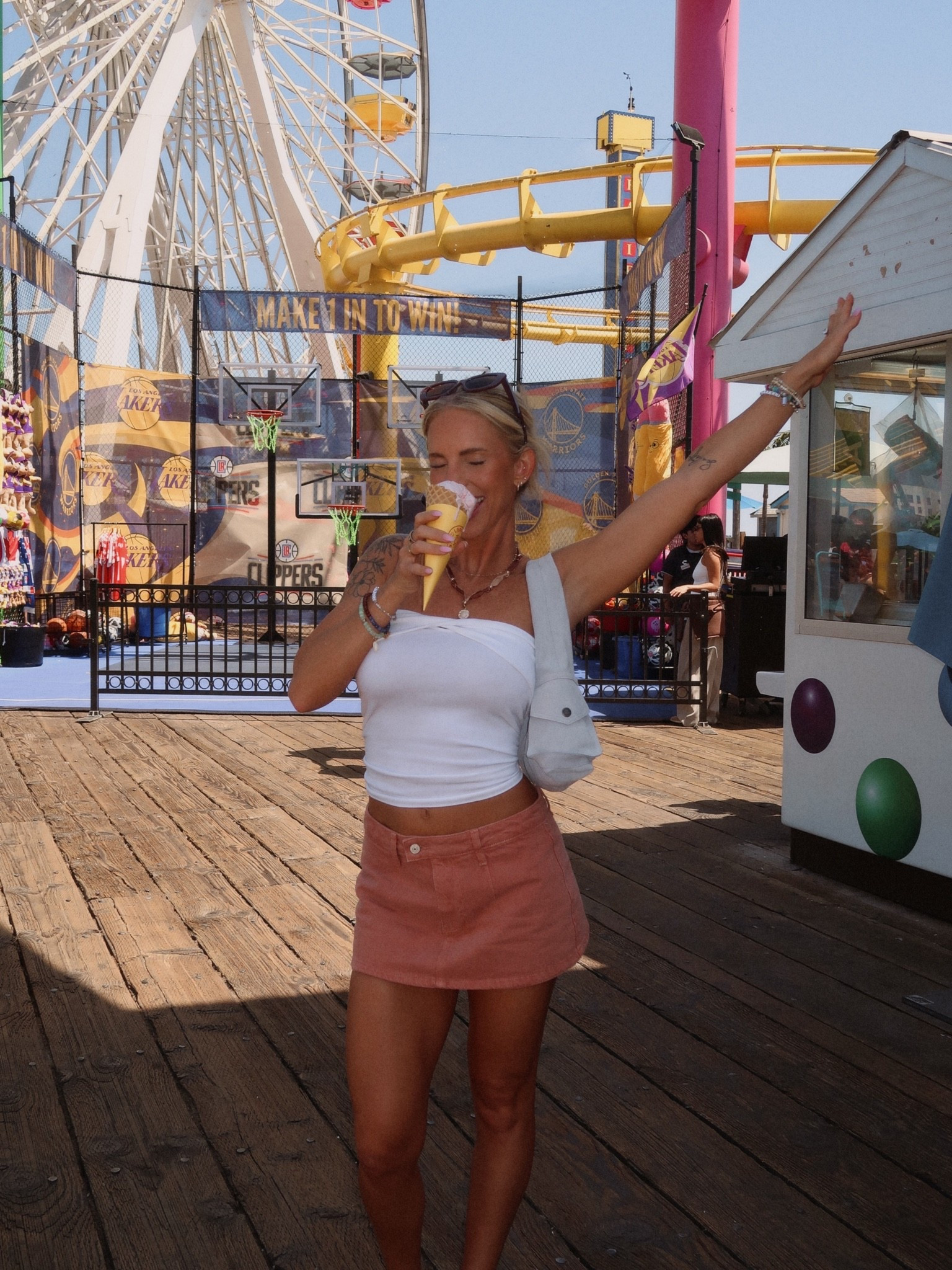 Loved wearing this around the Santa Monica Pier!

#LTKdayinmylife #LTKSeasonal #LTKTravel