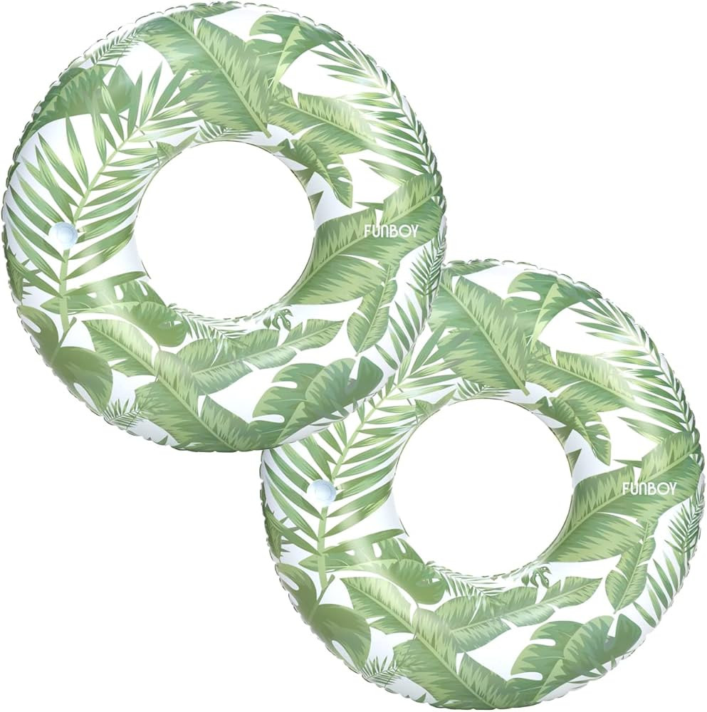 FUNBOY Giant Inflatable Tropical Palm Leaf Tube Float, Luxury Raft for Summer Pool Parties and En... | Amazon (US)