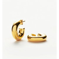Chubby Tunnel Small Hoop Earrings | 18k Gold Plated | Missoma US